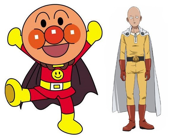 Anpanman, the inspiration of One-Punch Man